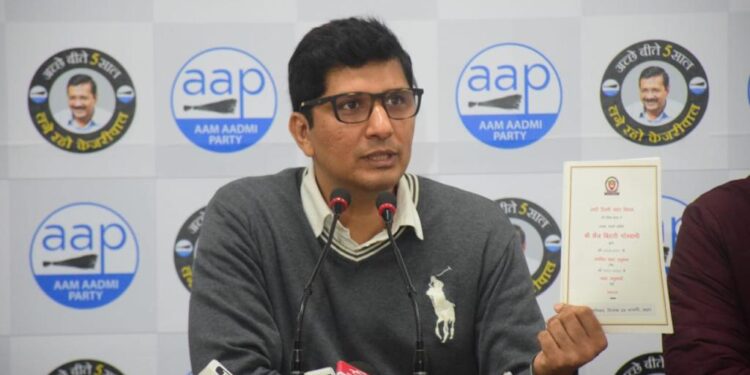 भाजपा लूट की हर स्किम को दिल्ली के अंदर लागू कर रही है : सौरभ भारद्वाज