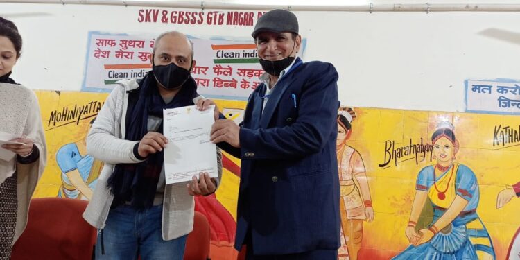 राजकीय सर्वोदय विद्यालय में नवीनीकृत प्रशासनिक खण्ड का लोकार्पण दिलीप पाण्डेय द्वारा किया गया