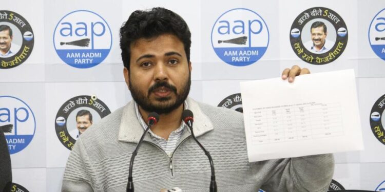 भाजपा ने भ्रष्टाचार में इन 1095 करोड़ रुपयों का इस्तेमाल किया है, इन रुपयों को अपने नेताओं में बांट दिया है : दुर्गेश पाठक