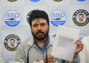 भाजपा का एक और शर्मनाक कदम, अब एमसीडी MP-MLA के फण्ड में भी 10% की दलाली मांग रही : दुर्गेश पाठक