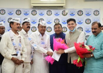 केजरीवाल सरकार द्वारा ऐतिहासिक कार्यों से प्रभावित होकर लोग आप से जुड़ रहे हैं : राघव चड्ढा