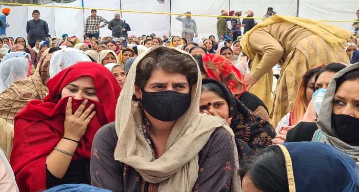 प्रियंका गांधी आज सहारनपुर में किसानों की महापंचायत में शामिल होंगी