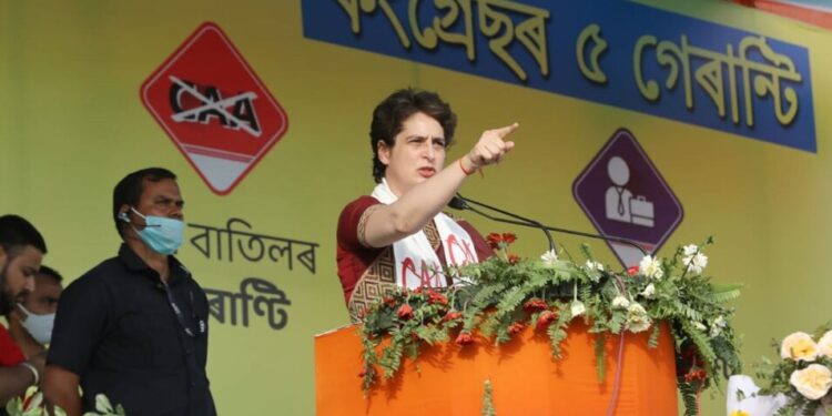 कांग्रेस अगर सत्ता में आई तो CAA को निरस्त करने के लिए कानून लेकर आएगी : प्रियंका गांधी