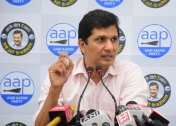 भाजपा सिर्फ राजस्व की चोरी, कालाबाजारी करने के इरादे से आबकारी नीति का विरोध कर रही है : सौरभ भारद्वाज