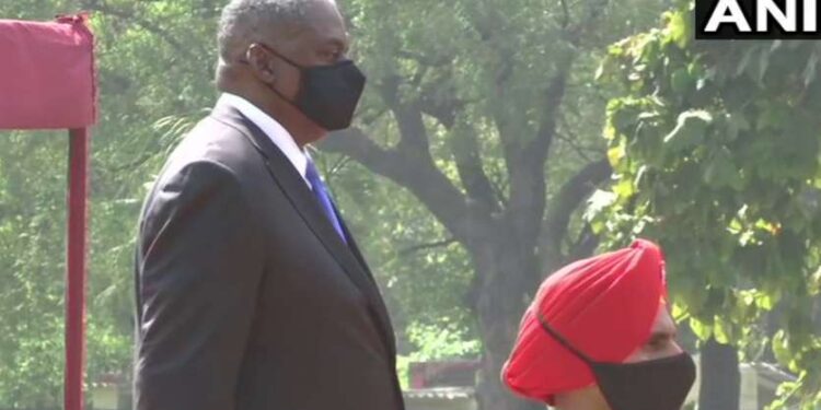 अमेरिकी रक्षा सचिव को भारत में गार्ड ऑफ ऑनर से किया सम्मानित