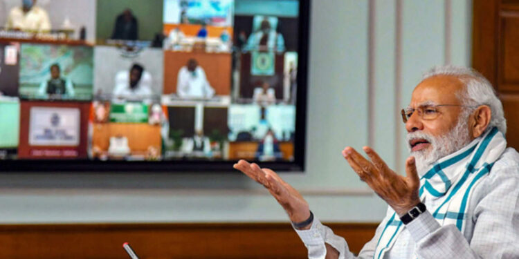 कोविड-19 के बढ़ते मामलों को लेकर पीएम मोदी की मुख्यमंत्रियों के साथ बैठक