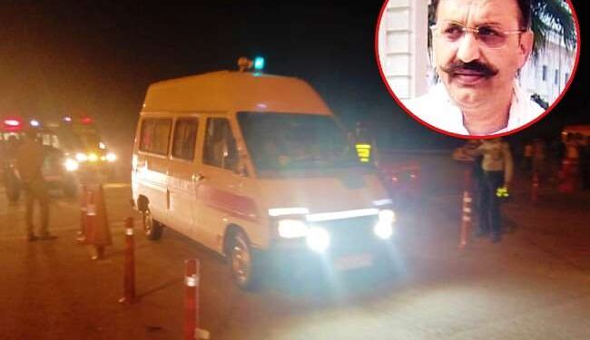 कड़ी सुरक्षा में बांदा जेल पहुंचे BSP विधायक मुख्तार अंसारी