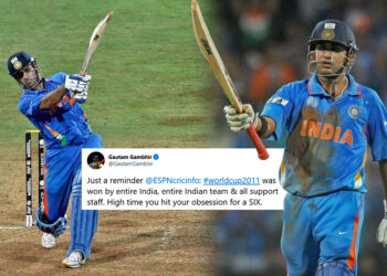 आईसीसी वर्ल्ड कप 2011 जीतकर किसी पर एहसान नहीं किया : गौतम गंभीर