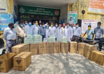 आफताब अहमद ने नूंह सिविल अस्पताल को दिए 10 ऑक्सीजन कंसंट्रेटर्स