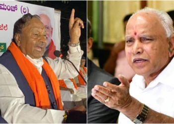 सीएम येदियुरप्पा को हटाये जाने की चर्चा पार्टी में हो रही है : ईश्वरप्पा