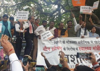 दिल्ली भाजपा ने मांगा सतेन्द्र जैन का इस्तीफा