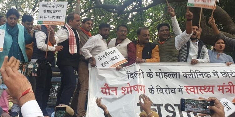 दिल्ली भाजपा ने मांगा सतेन्द्र जैन का इस्तीफा