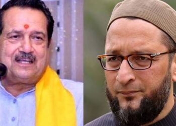 RSS का ओवैसी पर ज़ोरदार हमला