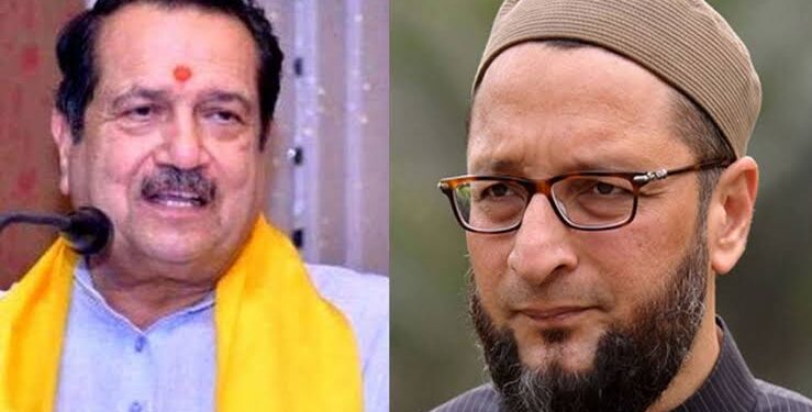 RSS का ओवैसी पर ज़ोरदार हमला