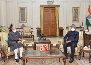 सुरक्षा में चूक के बाद राष्ट्रपति रामनाथ कोविंद से मिले पीएम मोदी