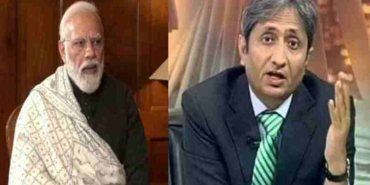 इंटरव्यू के नाम पर प्रधानमंत्री चुनावी रैली कर रहे हैं