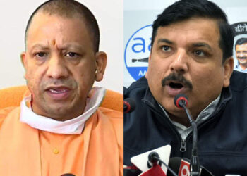 योगी के रिपोर्ट कार्ड पर बोले संजय सिंह- इतना काम किया होता तो मंत्री नहीं दौड़ाए जाते