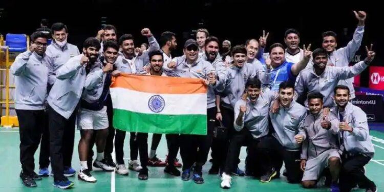 विश्वविजेता भारत: पुरुष बैडमिंटन टीम ने बैंकॉक में इतिहास रच दिया
