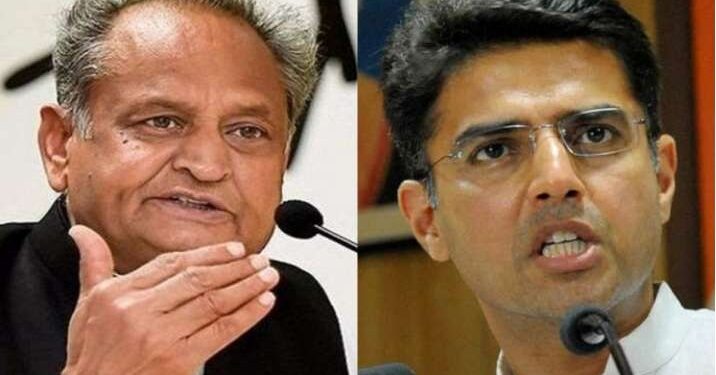 राजस्थान कांग्रेस में फिर अनबन, सचिन पायलट और अशोक गहलोत के बीच फिर शुरु हुई जुबानी जंग