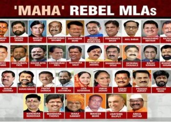 बागी एकनाथ शिंदे का दावा 46 विधायक मेरे साथ, वीडियो में दिखाये 35 विधायक, देखें पूरी सूची