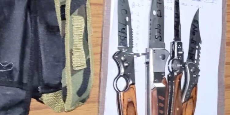 5000 से ज्यादा प्रतिबंधित चाकू ऑनलाइन बेचे गए