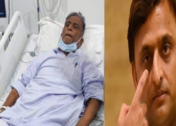 आजम खान से मिलने मेदांता अस्पताल पहुंचे अखिलेश