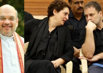 शाह ने महंगाई पर कांग्रेस के प्रदर्शन को “राम मंदिर” से जोड़ दिया