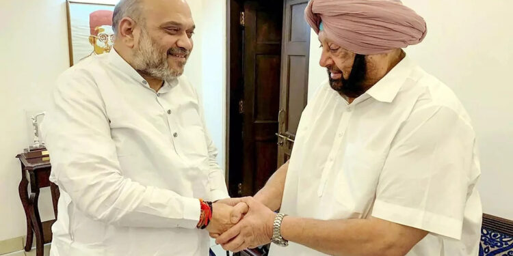 कैप्टन अमरिंदर सिंह बीजेपी में होंगे शामिल, पार्टी होगी विलय