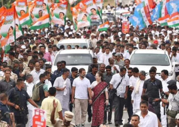 भारत जोड़ो यात्रा में राहुल के साथ शामिल हुई सोनिया गाँधी