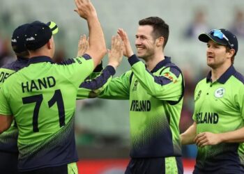 वर्ल्ड कप में आयरलैंड ने इंग्लैंड को हराकर किया बड़ा उलटफेर