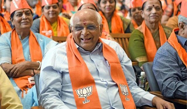 गुजरात में बीजेपी विधायक दल की सर्वसम्मति से भूपेंद्र पटेल चुनें गए विधायक दल के नेता