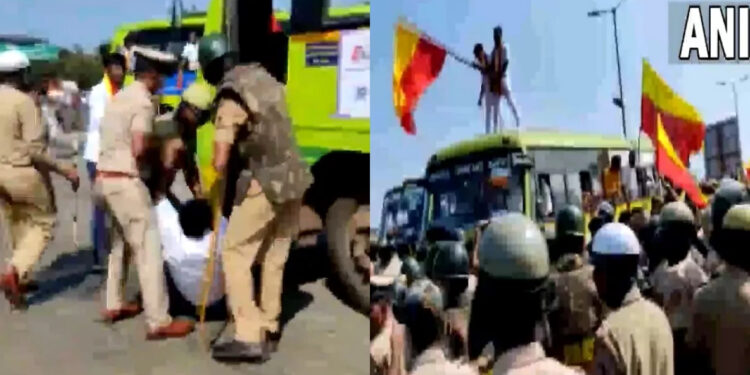 महाराष्ट्र कर्नाटक बॉर्डर विवाद मामला गहराया, महाराष्ट्र के ट्रकों पर हमला