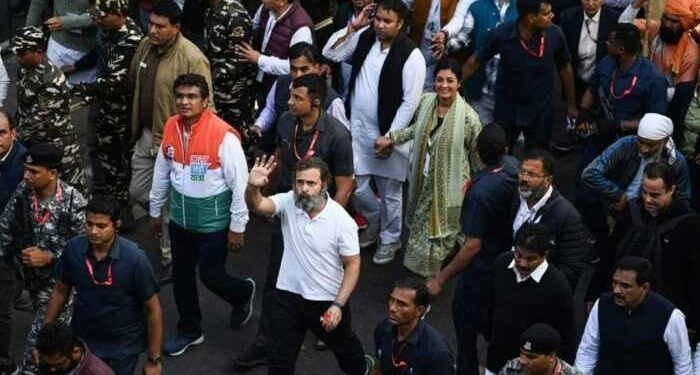 राम जन्मभूमि तीर्थ क्षेत्र ट्रस्ट के पदाधिकारियों ने किया भारत जोड़ो यात्रा की सराहना