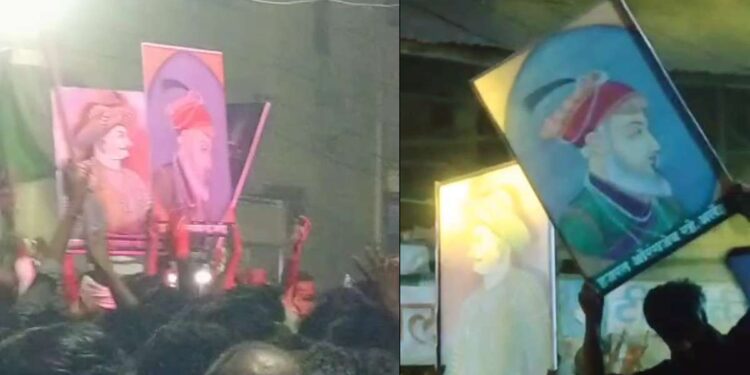 मुंबई में उर्स मौके पर औरंगजेब और टीपू सुल्तान की तस्वीर लहरा कर डांस करना पड़ा महंगा, शिकायत दर्ज