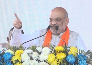 त्रिपुरा में गृह मंत्री अमित शाह ने जनसभा में किया राम मंदिर का ज़िक्र, कांग्रेस और कम्युनिस्ट पार्टी पर साधा निशाना