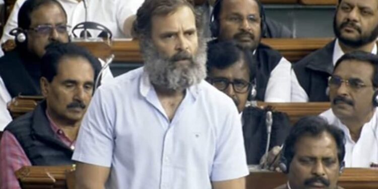 कांग्रेस सांसद राहुल गाँधी ने लोकसभा में अडानी और पीएम मोदी पर जमकर साधा निशाना