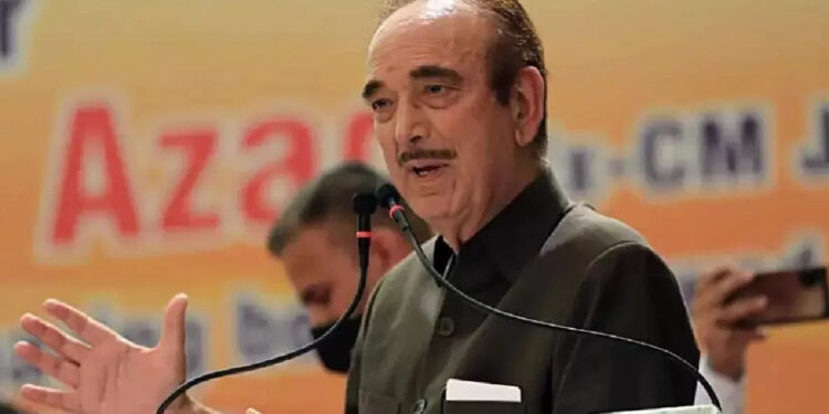 कांग्रेस की लीडरशिप का देश के लोगों के ऊपर कोई प्रभाव नहीं: गुलाम नबी आज़ाद