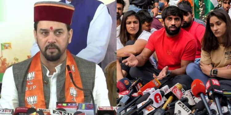 पहलवानों के धरने को लेकर बोले अनुराग ठाकुर, पूरे मामले में निष्पक्ष जांच होगी