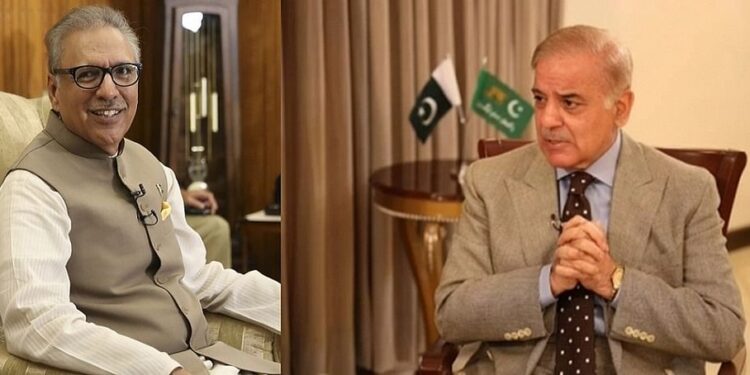 पाकिस्तानी PM शाहबाज़ शरीफ ने राष्ट्रपति डॉ. आरिफ अल्वी को बताया इमरान खान की पार्टी PTI का कार्यकर्ता