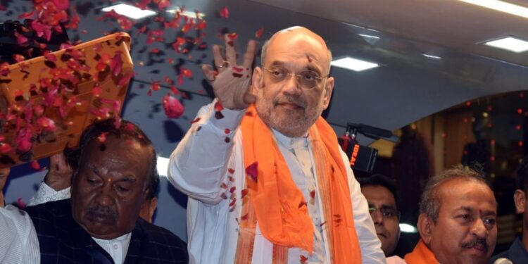 4% मुस्लिम रिजर्वेशन को हमारी पार्टी बीजेपी ने खत्म किया: अमित शाह