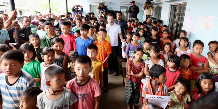 मेरी मणिपुर के हर व्यक्ति से अपील है कि शांति बनाए रखें: राहुल गाँधी