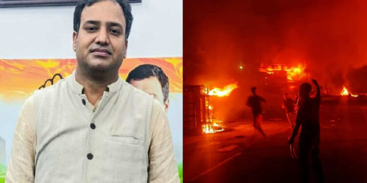 मणिपुर में शांति के लिए रामदेव, अदानी और गोदरेज को पाम ऑयल उद्योग से बाहर करना ज़रूरी: शाहनवाज़ आलम