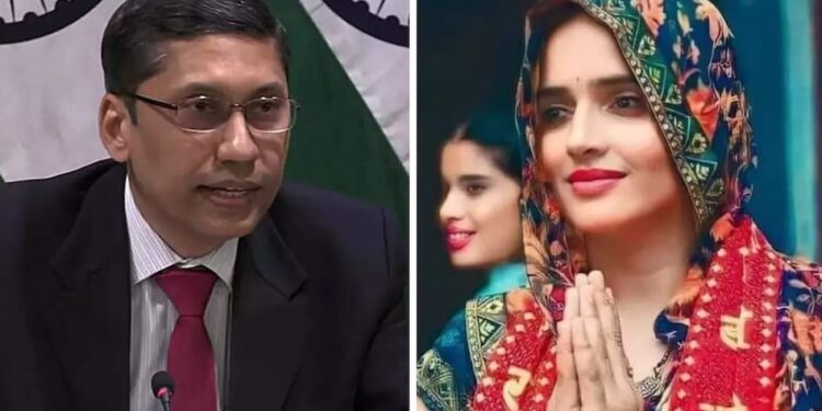 सीमा हैदर मामले में विदेश मंत्रालय ने दिया पहला प्रतिक्रिया, अभी जांच जारी रहेगा