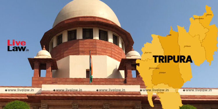 تری پورہ تشدد: سپریم کورٹ منگل کو ترنمول کی عرضی پر سماعت کے لیے راضی