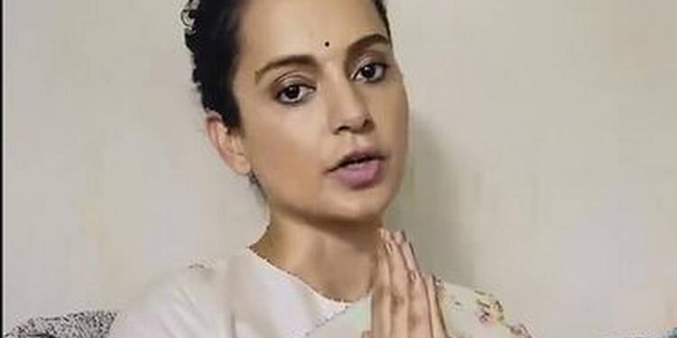 بالی ووڈ ادا کارہ، کنگناراناوت کا متنازع بیان