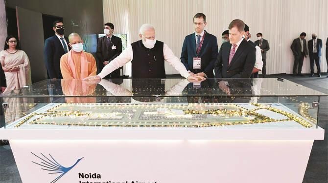 نوئیڈا میںوزیر اعظم کے ہاتھوں ایئر پورٹ کا سنگ بنیاد