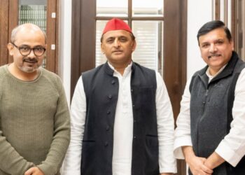 اکھلیش  سنجے ملاقات سے سیاسی پارہ گرم، اتحاد تقریباً طے