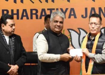 منی پور کے وزیر کھیل ہااوکیپ بی جے پی میں شامل