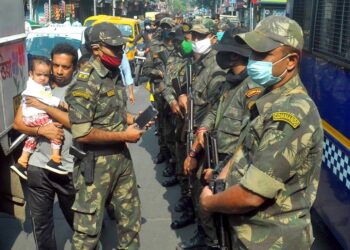 کولکتہ میں سخت حفاظتی انتظامات کے درمیان کے ایم سی پولنگ شروع