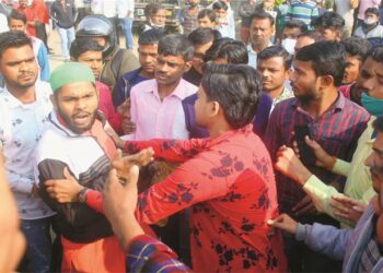 گروگرام: نماز جمعہ کے وقت پھر شر انگیزی اور نعرہ بازی